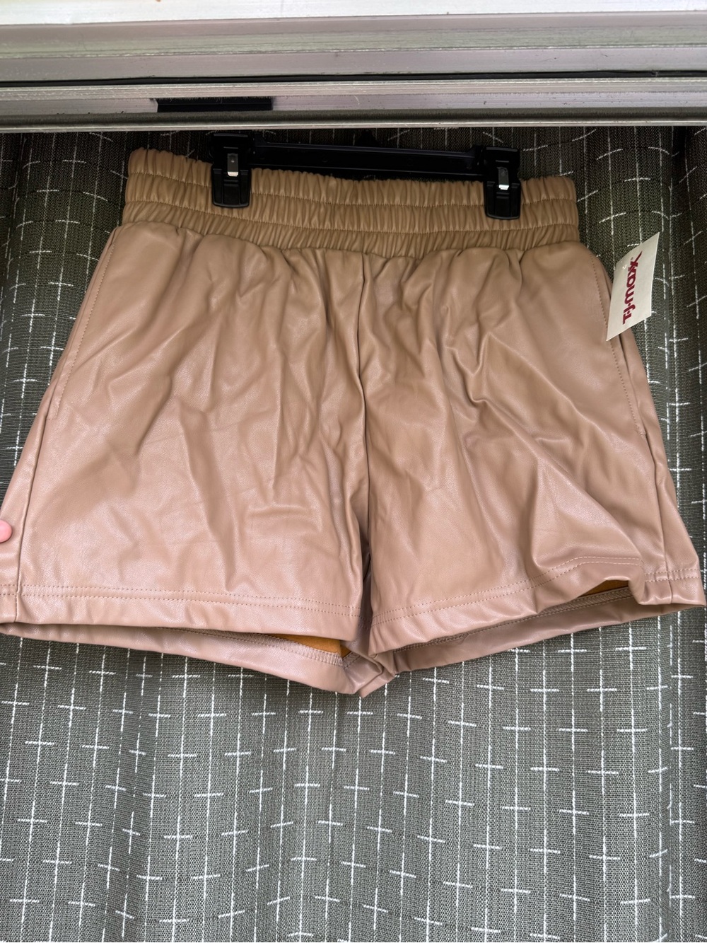 Faux Leather Women’s Shorts